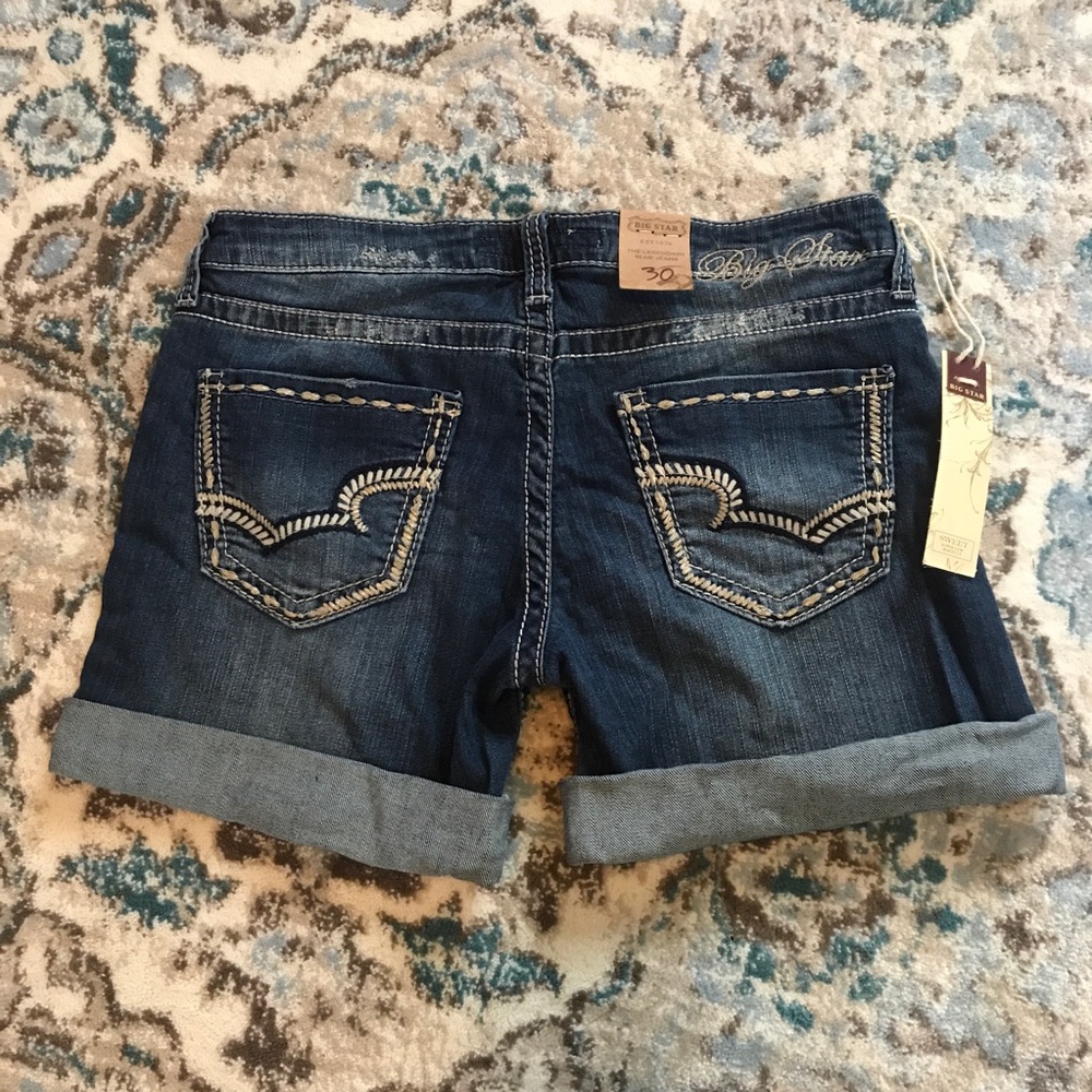NWT Big Star | Rolled Jean Shorts